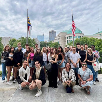 A foto dos 26 alunos da turma preparatória