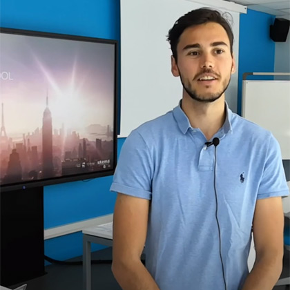 Vidéo : Axel, étudiant du MSc Financial Markets & Investments Vidéo : Axel, étudiant du MSc Financial Markets & Investments