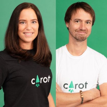 Deux alumni veulent révolutionner la pause déjeuner avec leur frigo intelligent Deux alumni veulent révolutionner la pause déjeuner avec leur frigo intelligent