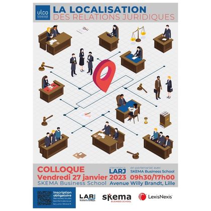 SKEMA accueille cette année le colloque du Laboratoire de recherche juridique SKEMA accueille cette année le colloque du Laboratoire de recherche juridique