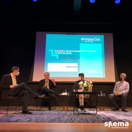 Aula inaugural de curso da SKEMA Brasil em parceria com a Faculdade Ciências Médicas de Minas Gerais Aula inaugural de curso da SKEMA Brasil em parceria com a Faculdade Ciências Médicas de Minas Gerais