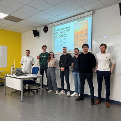 Les étudiants du MSc DMAI collaborent avec une startup locale a Sophia Antipolis Les étudiants du MSc DMAI collaborent avec une startup locale a Sophia Antipolis