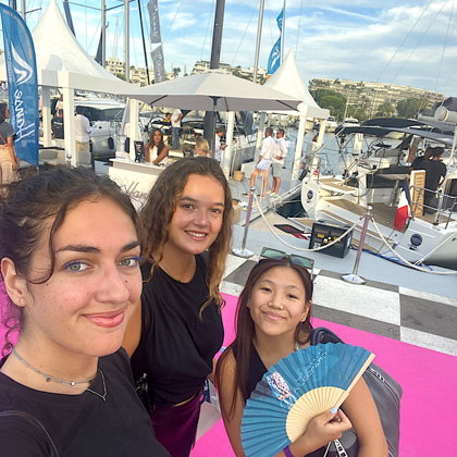 Des étudiants MSc de SKEMA au Cannes Yachting Festival 2023 Des étudiants MSc de SKEMA au Cannes Yachting Festival 2023