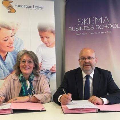 SKEMA Business School assina um acordo com a Fondation Lenval SKEMA Business School assina um acordo com a Fondation Lenval
