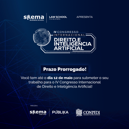 IV CIDIA: Prazo prorrogado para submissão de trabalhos IV CIDIA: Prazo prorrogado para submissão de trabalhos