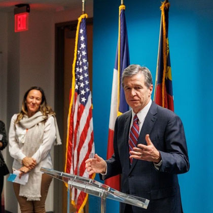 SKEMA US: North Carolina governor at fundraising event on campus SKEMA US: North Carolina governor at fundraising event on campus
