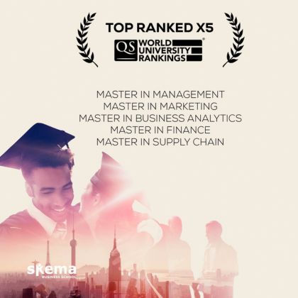 QS Business Master's Rankings 2024: SKEMA no top 25 do mundo QS Business Master's Rankings 2024: SKEMA no top 25 do mundo