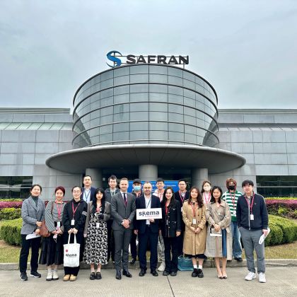 Les étudiants du campus de Suzhou visitent les installations de Safran, géant de l’aéronautique Les étudiants du campus de Suzhou visitent les installations de Safran, géant de l’aéronautique