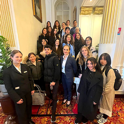 MSc Sport Event & Hospitality Management students visit luxury hotels in Nice MSc Sport Event & Hospitality Management students visit luxury hotels in Nice