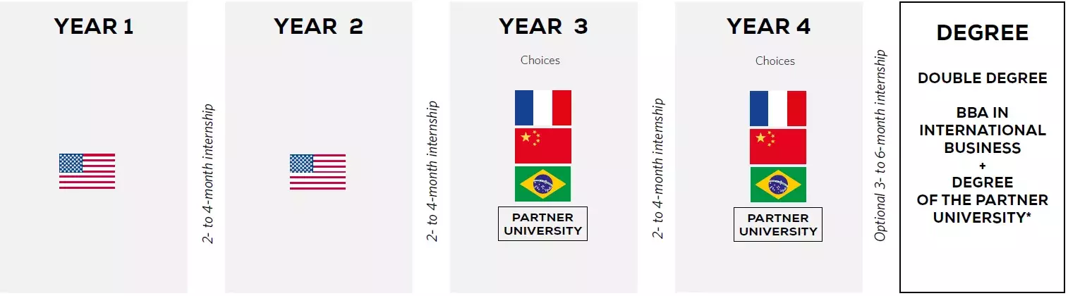 skema bba two year mobility track