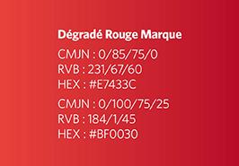 Dégradé Rouge Marque