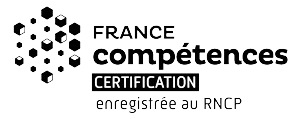 logo France compétences Certification enregistrée au RNCP